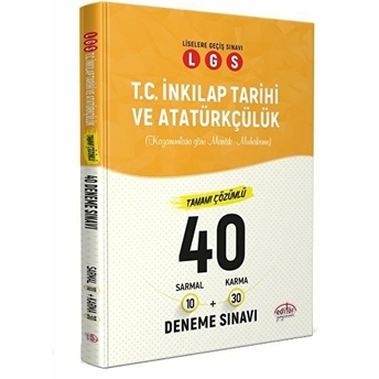 Lgs Inkılap Tari̇hive Atatürkçülük (10 Sarmal 30 Karma) 40 Deneme Sınavı