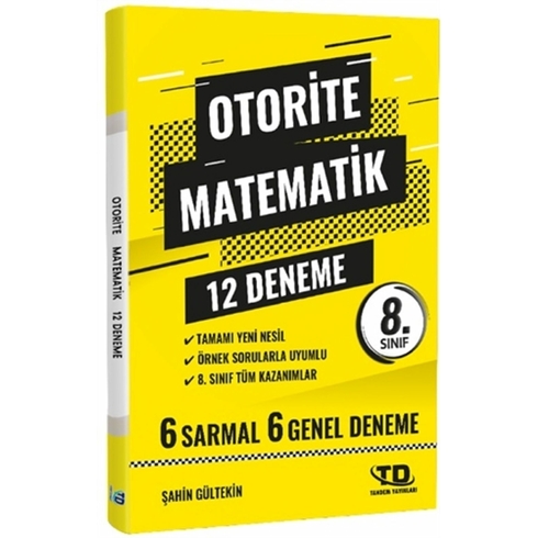 Lgs Matematik 8. Sınıf 12 Deneme Otorite Şahin Gültekin