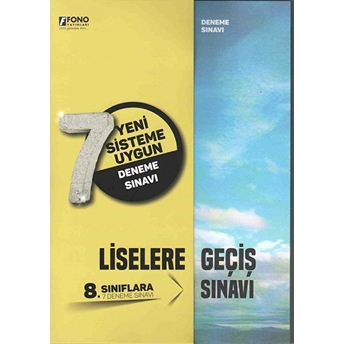 Lgs Yeni Sisteme Uygun 7 Deneme Sınavı Kolektif