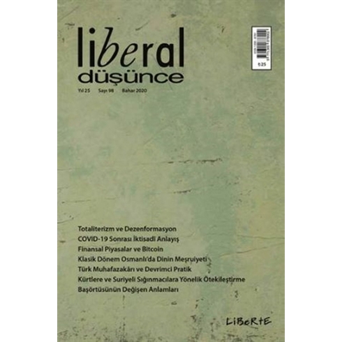 Liberal Düşünce Dergisi Sayı: 98 Bahar 2020 Kolektif