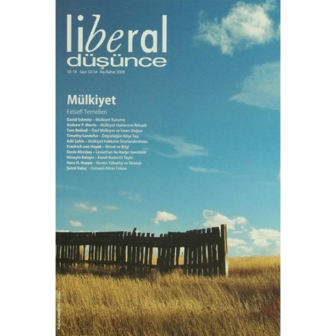 Liberal Düşünce Sayı: 53-54 Mülkiyet Kolektif