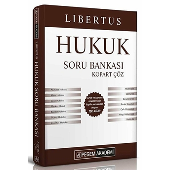 Libertus Hukuk Çek Kopart Soru Bankası Kolektif