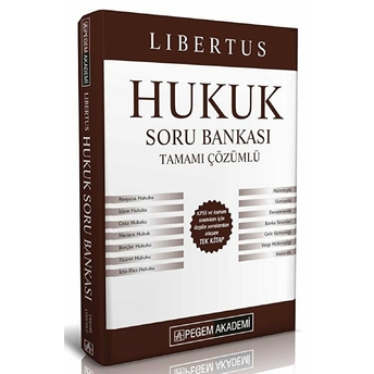 Libertus Hukuk Tamamı Çözümlü Soru Bankası Kolektif