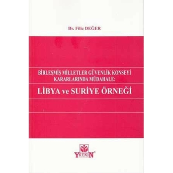 Libya Ve Suriye Örneği Filiz Değer