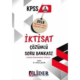 Lider 2018 Kpss A Grubu Iktisat Çözümlü Soru Bankası