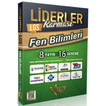 Liderler Karması 8. Sınıf Lgs Fen Bilimleri Denemeleri 8 Yayın 16 Deneme Komisyon