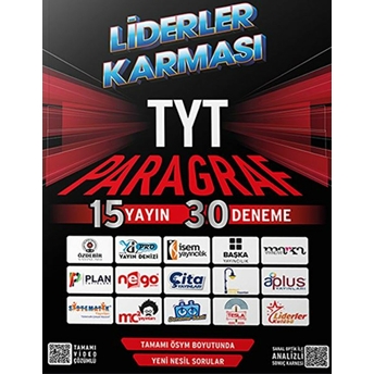 Liderler Karması Tyt Paragraf 15 Yayın 30 Deneme