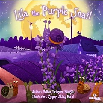 Lila The Purple Snail Meltem Erinçmen Kanoğlu