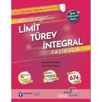 Limit Türev Integral Fasikülü Kolektif