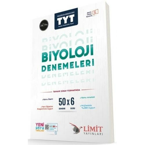 Limit Tyt Biyoloji 50X6 Denemeleri