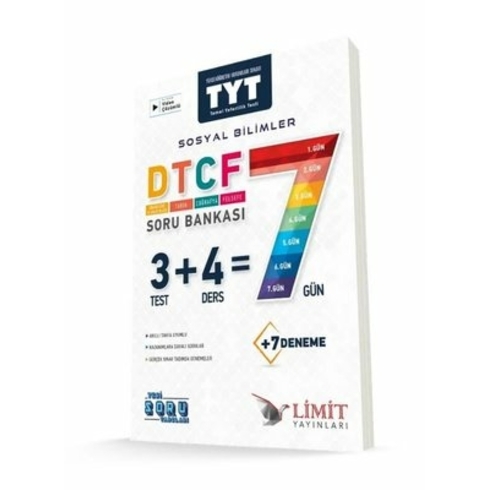 Limit Tyt Dtcf 7 Gün Sosyal Bilimler Soru Bankası