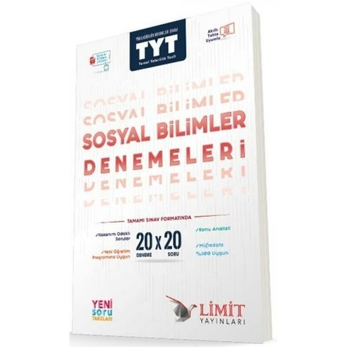 Limit Tyt Kronometre Sosyal Bilimler 40X20 Denemeleri