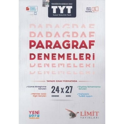 Limit Tyt Paragraf Denemeleri