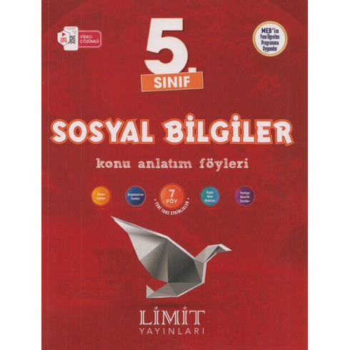 Limit Yayınları 5. Sınıf Sosyal Bilgiler Konu Anlatım Föyleri Komisyon