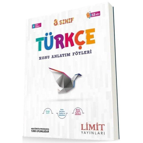 Limit Yayınları 8. Sınıf Türkçe Konu Anlatım Föyleri 13 Föy Komisyon