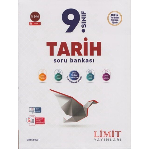 Limit Yayınları 9. Sınıf Tarih Soru Bankası Sıddık Bulut