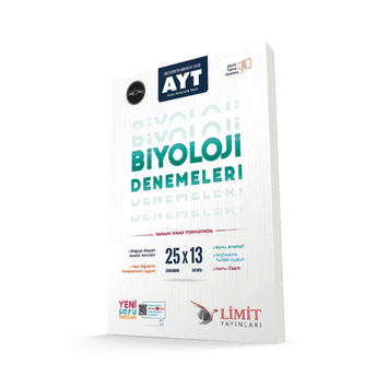 Limit Yayınları Ayt 25 Li Biyoloji Deneme