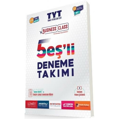 Limit Yayınları Tyt Business Class 5'Li Deneme Takımı