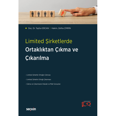 Limited Şirketlerde Ortaklıktan Çıkma Ve Çıkarılma Tayfun Ercan