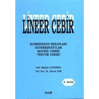 Lineer Cebir Ahmet Zor