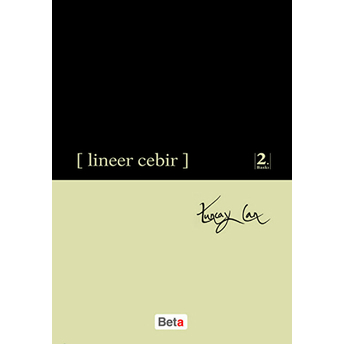 Lineer Cebir Tuncay Can