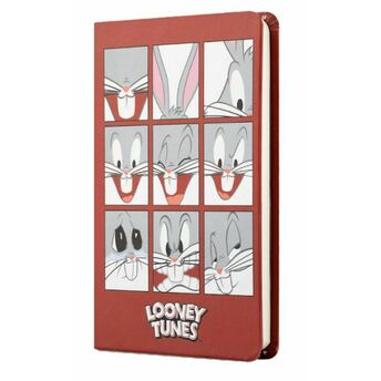 Looney Tunes Sert Kapak Mini Defter Kiremit Rengi