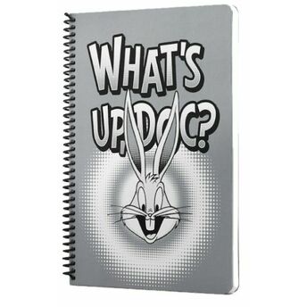 Looney Tunes Whats Up Doc Spiralli Defter Gri