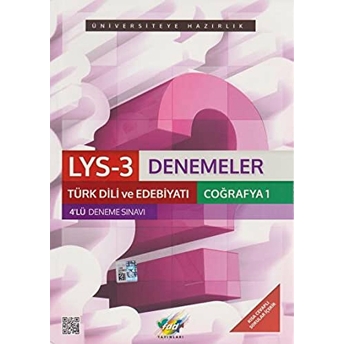 Lys-3 Denemeler Türk Dili Ve Edebiyatı Coğrafya-1 4'Lü Deneme Sınavı Kolektif