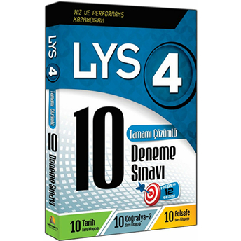 Lys 4 Tamamı Çözümlü 10 Deneme Sınavı Komisyon