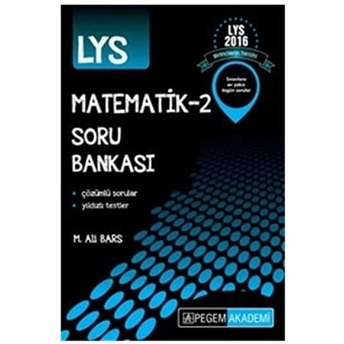 Lys Matematik-2 Soru Bankası Mehmet Ali Bars