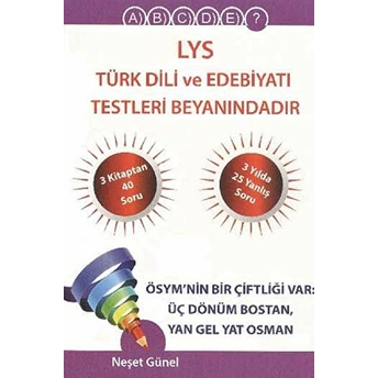 Lys Türk Dili Ve Edebiyatı Testleri Beyanındadır