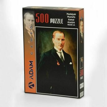 Madalyalı Mustafa Kemal Atatürk 500 Parça Puzzle