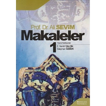 Makaleler 1 (Ali Sevim) Ali Sevim