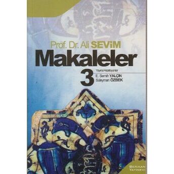 Makaleler 3 (Ali Sevim) Ali Sevim