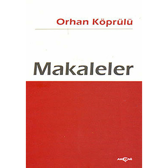 Makaleler Orhan Köprülü