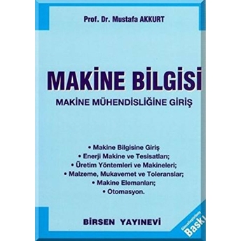 Makine Bilgisi-Mustafa Akkurt