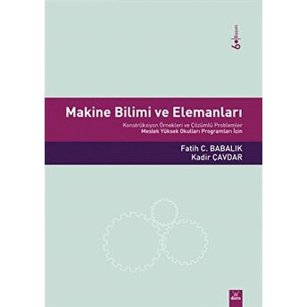 Makine Bilimi Ve Elemanları Fatih C. Babalık