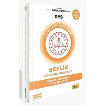 Makro Kitap 2023 T.c. Milli Eğitim Bakanlığı Gys Şeflik Soru Bankası Osman Ünlü