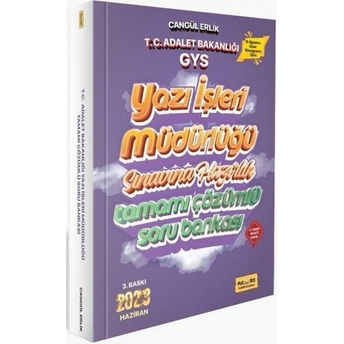 Makro Kitap 2023 Yazı Işleri Müdürlüğü Sınavına Hazırlık Soru Bankası Cangül Erlik