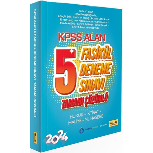 Makro Kitap 2024 Kpss Alan Tamamı Çözümlü 5 Deneme Sınavı Ferhat Yıldız