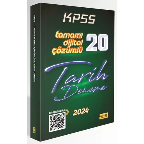 Makro Kitap 2024 Kpss Tarih 20 Deneme Dijital Çözümlü Komisyon