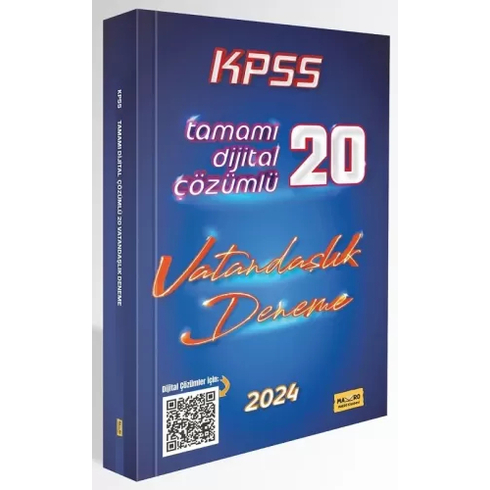 Makro Kitap 2024 Kpss Vatandaşlık 20 Deneme Dijital Çözümlü Komisyon