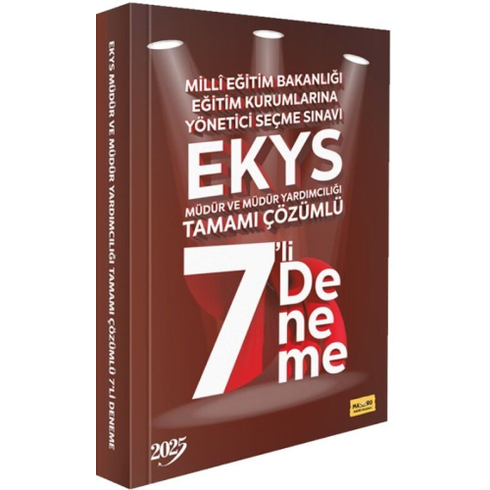 Makro Kitap 2025 Meb Eğitim Kurumlarına Yönetici Seçme Sınavı Ekys 7 Deneme Komisyon