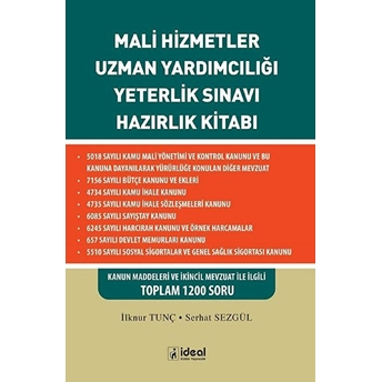 Mali Hizmetler Uzman Yardımcılığı Yeterlik Sınavı Hazırlık Kitabı