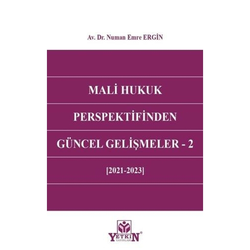 Mali Hukuk Perspektifinden Güncel Gelişmeler 2 Numan Emre Ergin