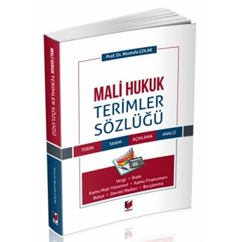 Mali Hukuk Terimler Sözlüğü Mustafa Çolak