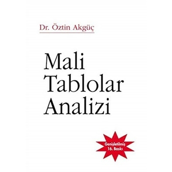 Mali Tablolar Analiz Öztin Akgüç