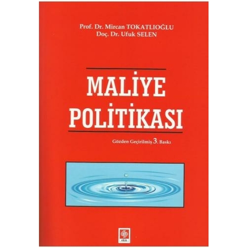 Maliye Politikası - Mircan Tokatlıoğlu