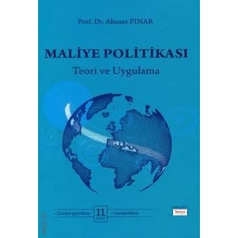 Maliye Politikası Teori Ve Uygulama Abuzer Pınar