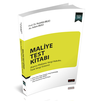 Maliye Test Kitabı Nurettin Bilici